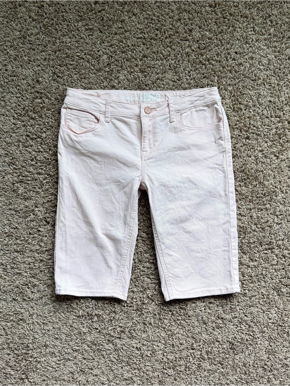 Gap Kids 1969 Pale Pink Bermuda Shorts Size 14 Regular